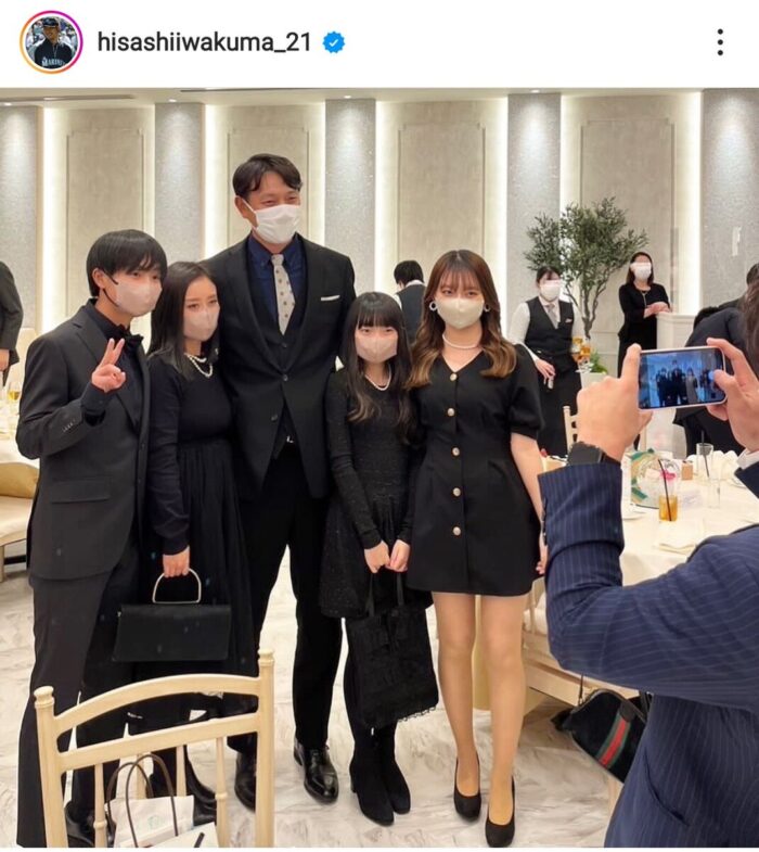 【岩隈久志の娘は岩隈羽音】長女が病気・難病？インスタ？身長？子供を調査